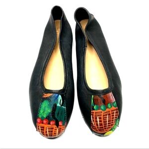 LAST CHANCE! Handcrafted Genuine Leather Farm Rio Style Ballet Flats NEW